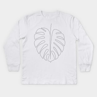 Monstera Kids Long Sleeve T-Shirt